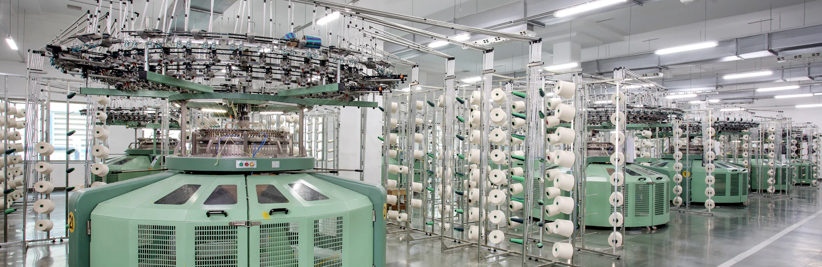 sock knitting machine textile factory production line